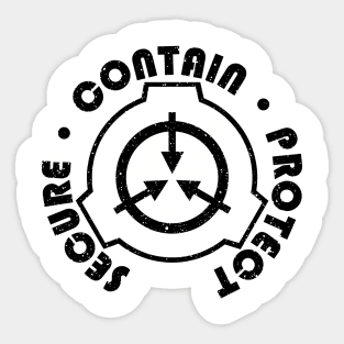 SCP Secure Contain Protect Sticker